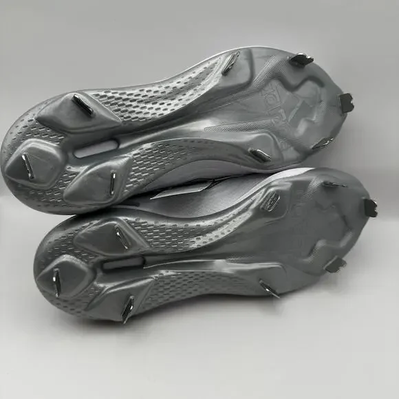 Adidas ID1664 adizero PureHustle 3 Sis B Women sz 9 Metal Baseball Cleat White - Picture 8 of 12